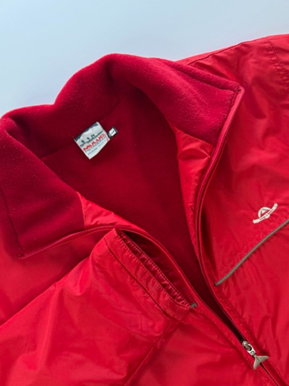 MULUC PATAGONIA Argentina Women's Large Red Soft-shell Jacket Full Zip Fleece